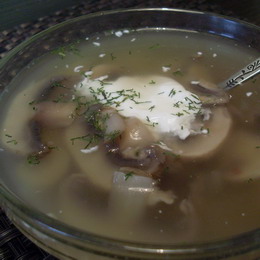 грибной суп с гречкой