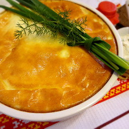 Картофель с творогом по-болгарски